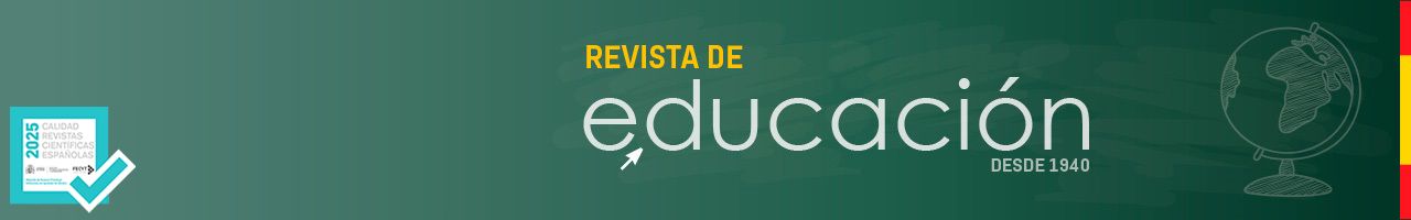 Imágen de la cabecera de la Revista de Educación