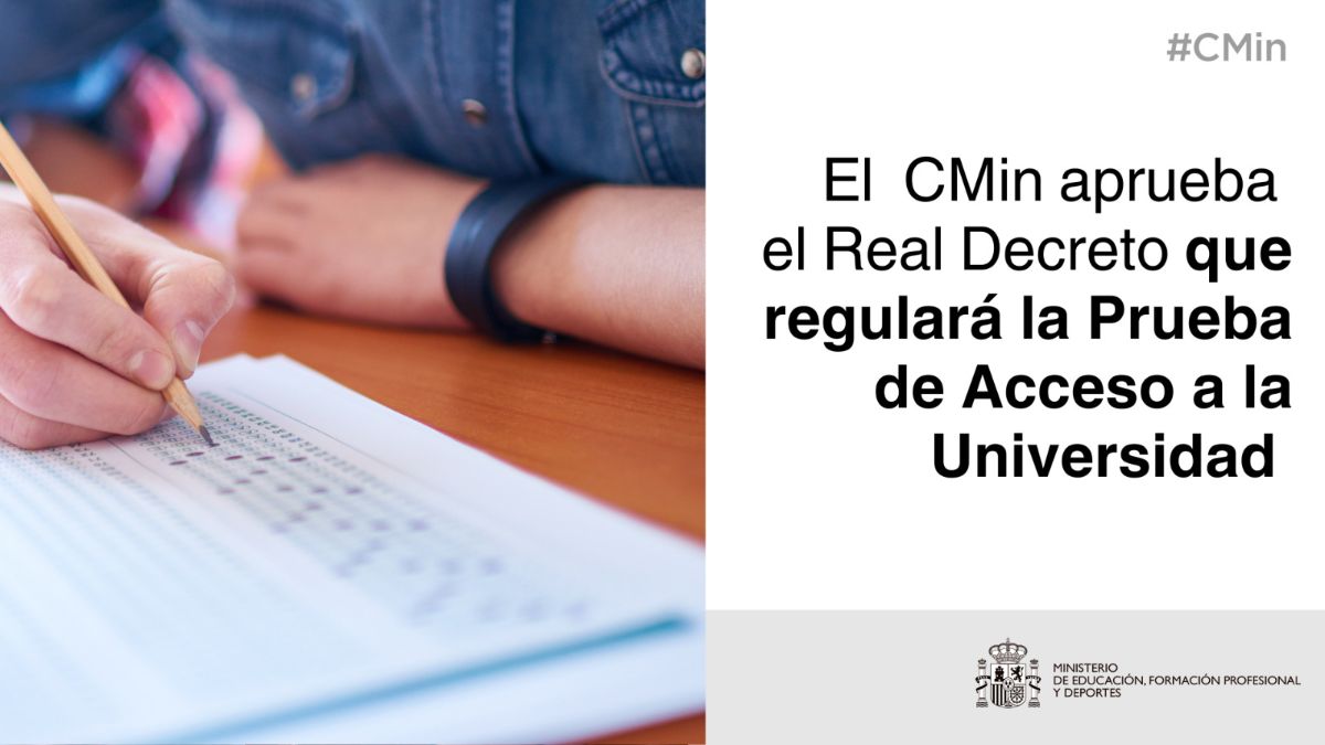 La nueva prueba de acceso a la universidad tendrá estructura, características básicas y criterios de corrección mínimos comunes