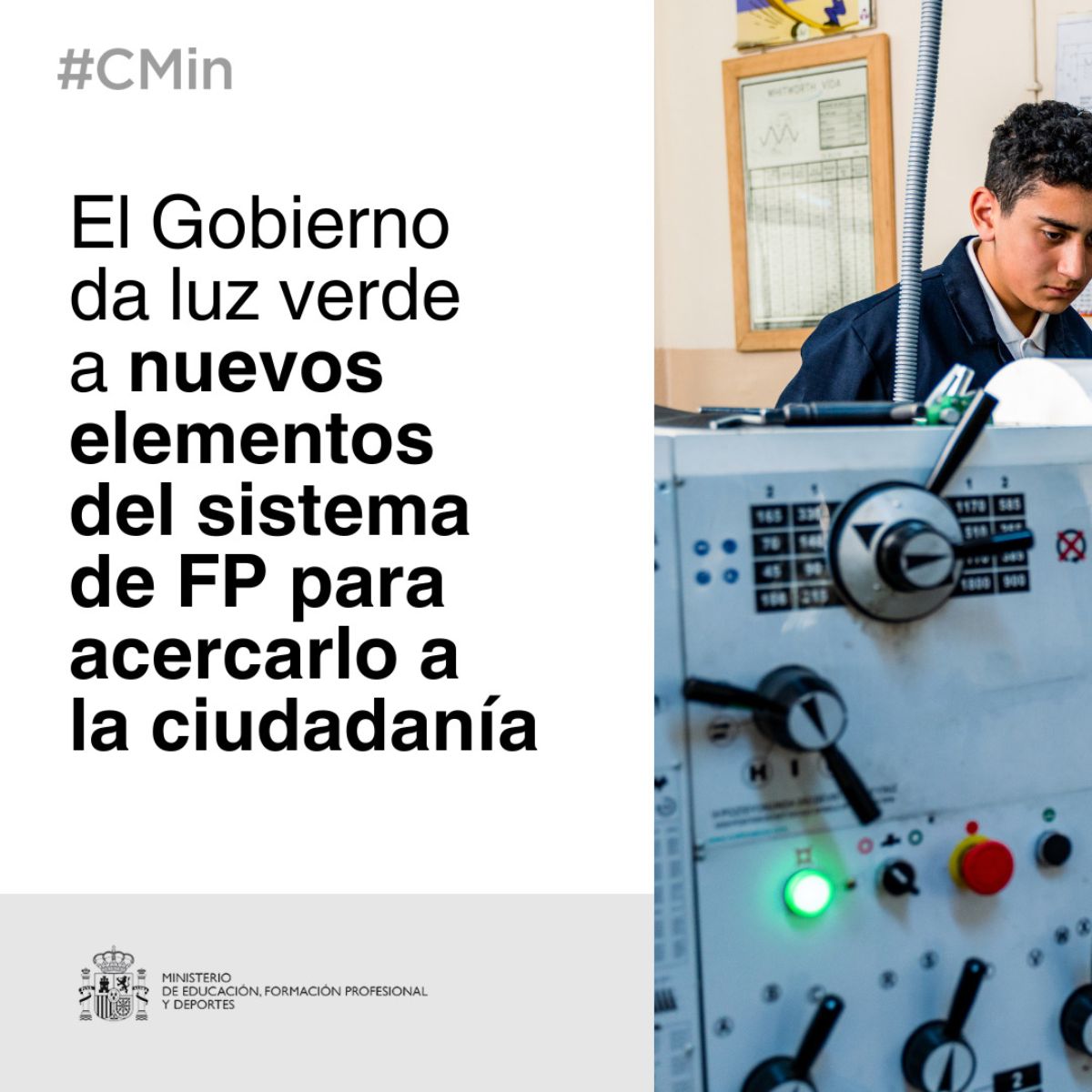 El Gobierno da luz verde a nuevos elementos del sistema de Formación Profesional para acercarlo a la ciudadanía