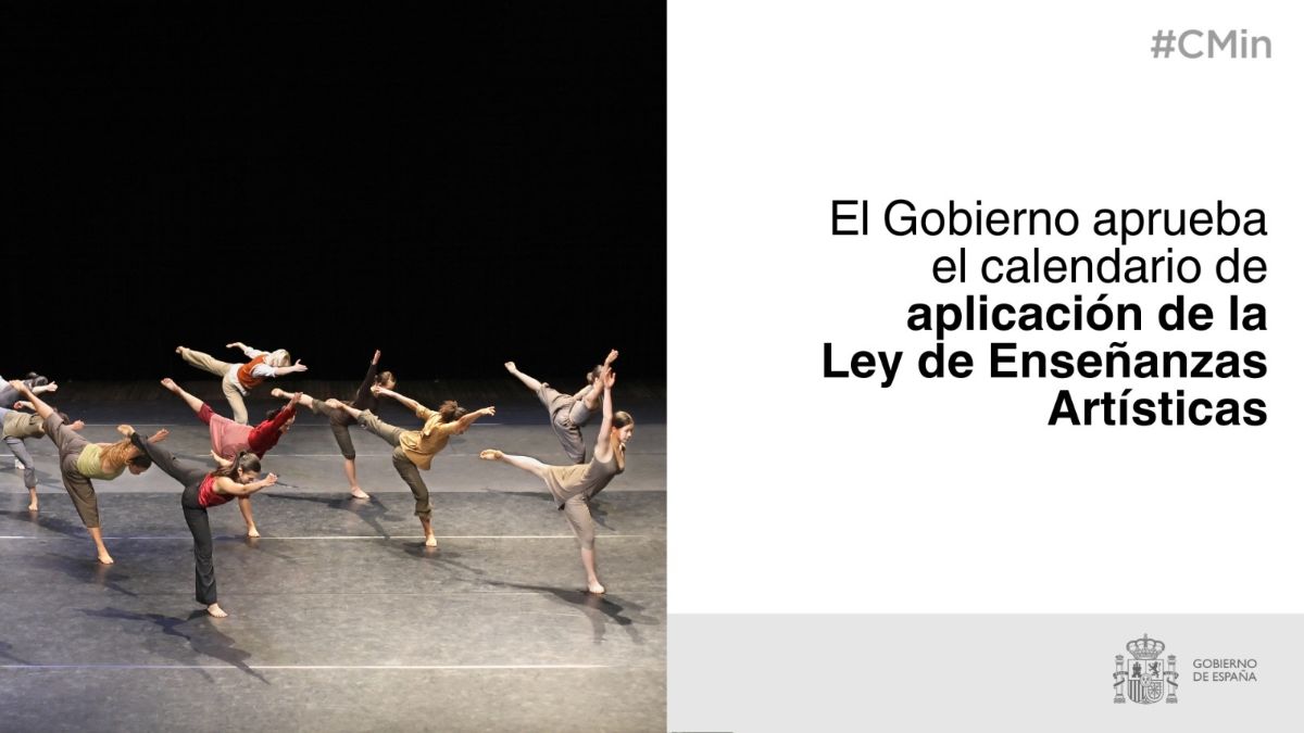 El Gobierno aprueba el calendario de aplicación de la Ley de Enseñanzas Artísticas