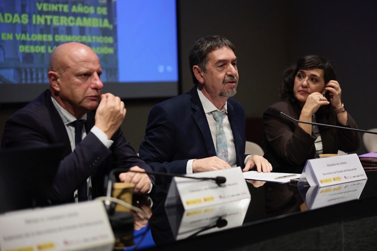 El secretario de Estado de  Educación participa en el XX Encuentro Intercambia en Pamplona