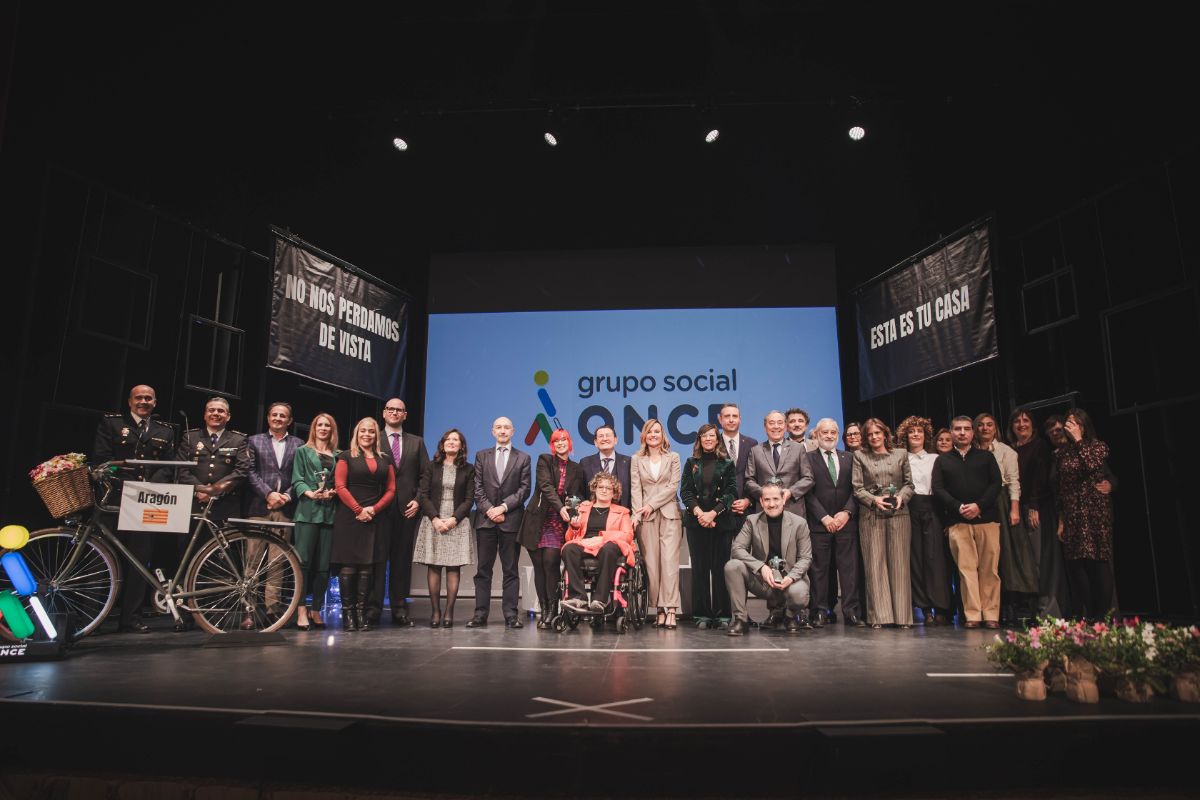 Pilar Alegría pone en valor los avances conseguidos en inclusividad en la gala de los Premios Solidarios 2025 de la ONCE