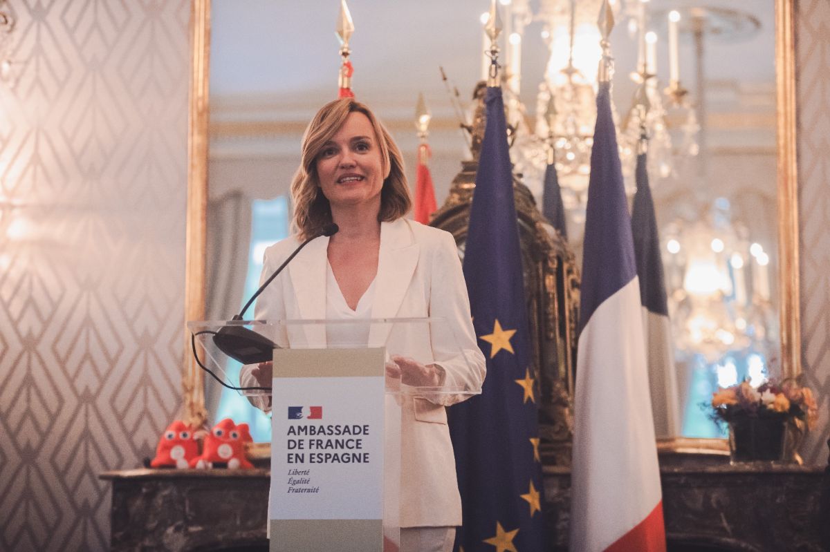 Pilar Alegría participa en el acto ‘A 100 días de los Juegos Olímpicos de París’