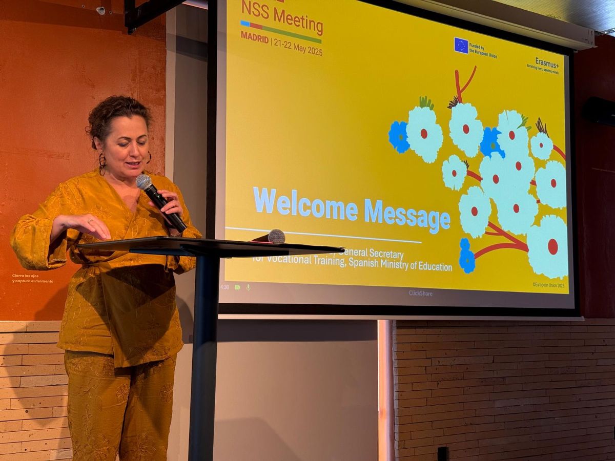 Esther Monterrubio inaugura en Madrid el encuentro de la Plataforma de aprendizaje de adultos en Europa