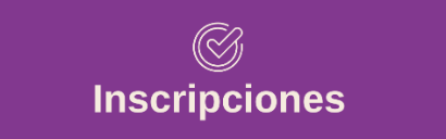  "Inscripciones - Registrarse y confirmar asistencia" Etiqueta aria-label: "Pestaña de inscripciones"