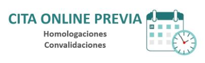 Cita previa online (Convalidacioes/homologaciones)