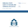 Portada del informe 2024 sobre el estado del sistema educativo con el logo del CEE