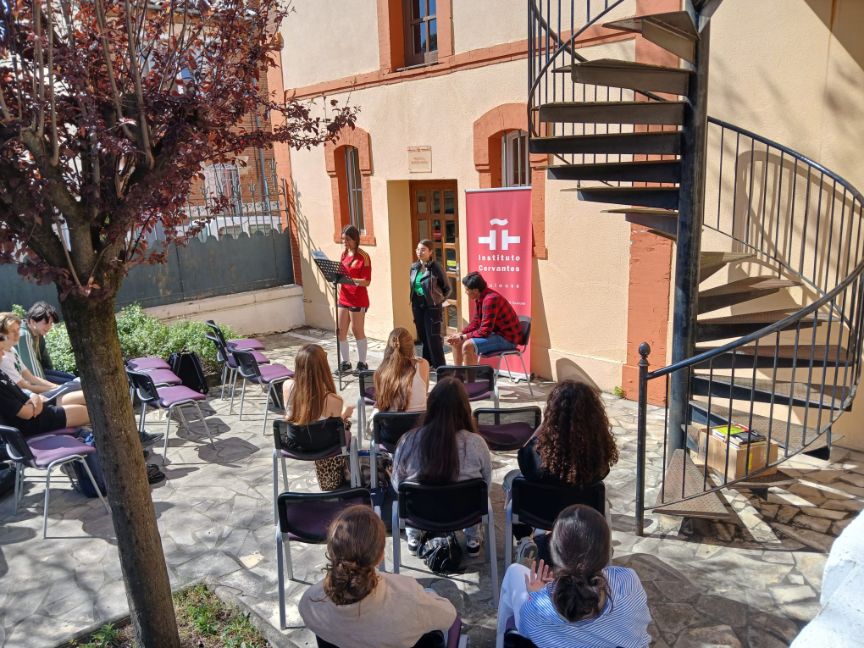 Día del libro en el Instituto de Cervantes.