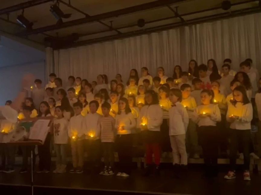 La Navidad entre velas.