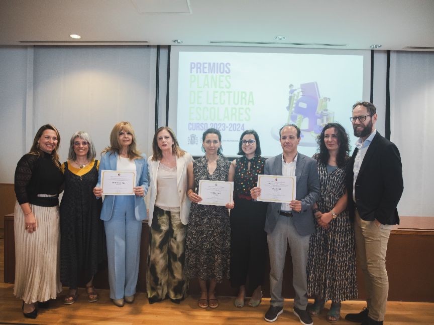 El Ministerio de Educación reconoce la contribución a la promoción de la lectura de 19 centros educativos de todo el país 