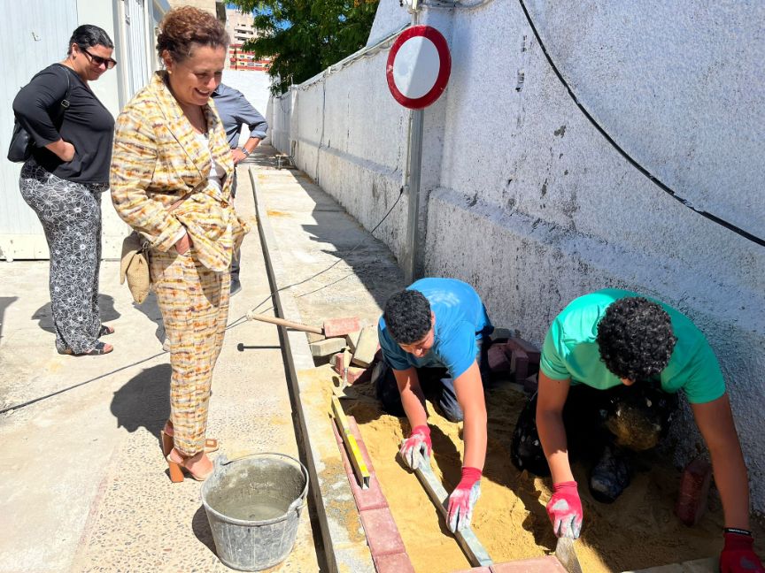 La secretaria general de Formación Profesional, Esther Monterrubio, visita todos los centros públicos de FP de Ceuta