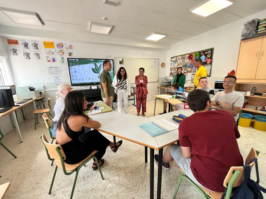 La secretaria general de Formación Profesional, Esther Monterrubio, visita todos los centros públicos de FP de Ceuta