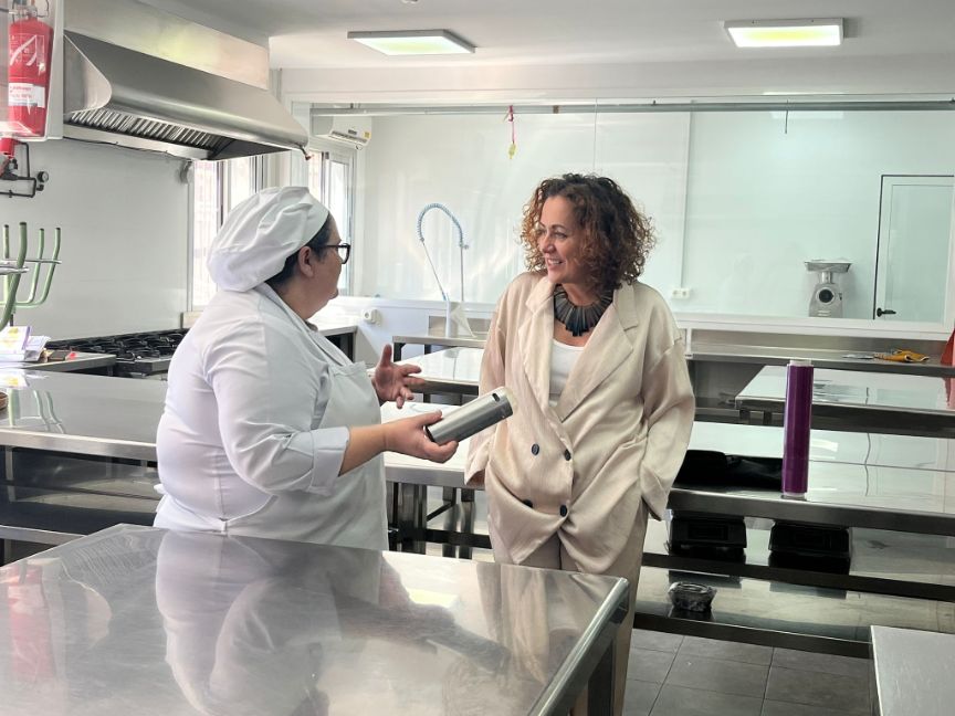 La secretaria general de Formación Profesional, Esther Monterrubio, visita todos los centros públicos de FP de Ceuta