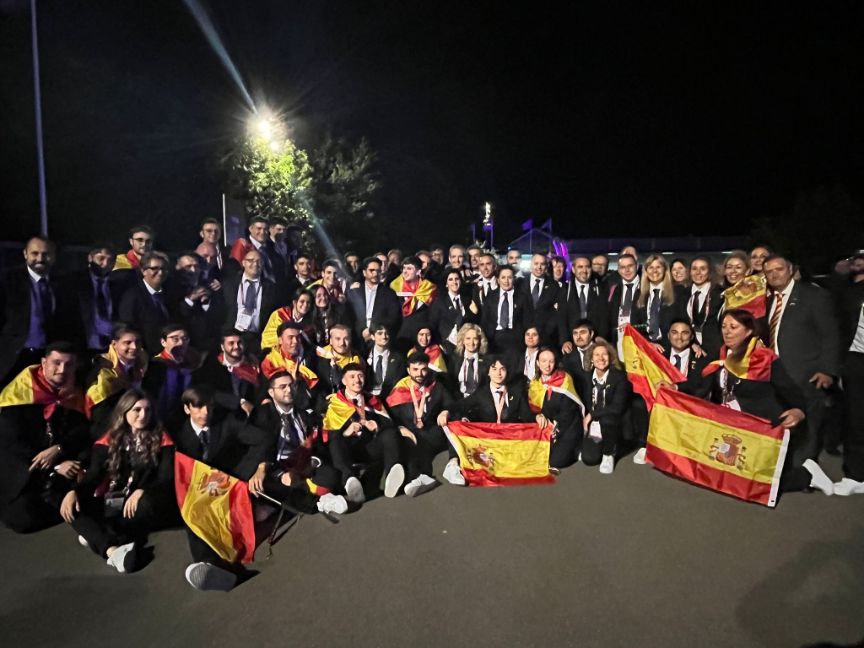 La selección española logra ocho medallas, una de bronce y siete de excelencia, en el EuroSkills de Herning (Dinamarca)