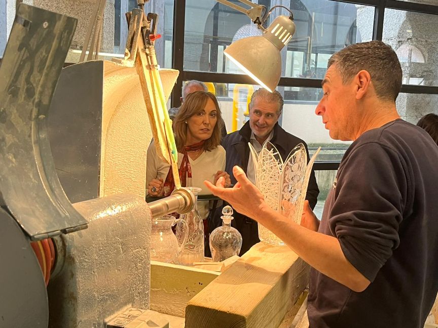 La Real Fábrica de Cristales de La Granja (Segovia), reconocida como Centro de Referencia Nacional de FP