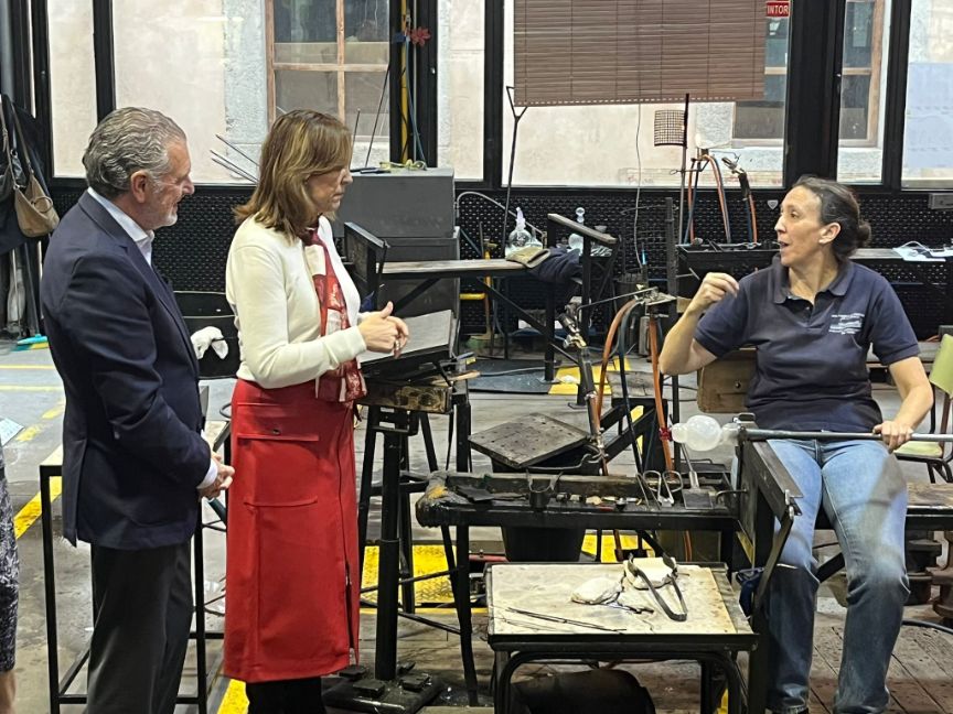 La Real Fábrica de Cristales de La Granja (Segovia), reconocida como Centro de Referencia Nacional de FP