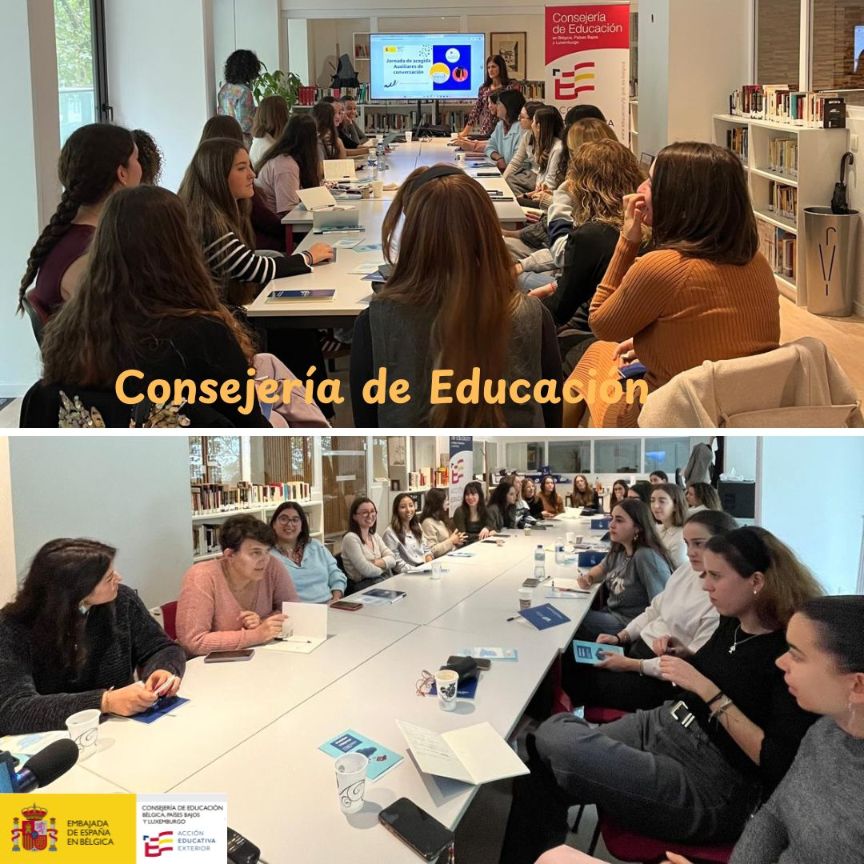 Sesión de acogida en la Consejería