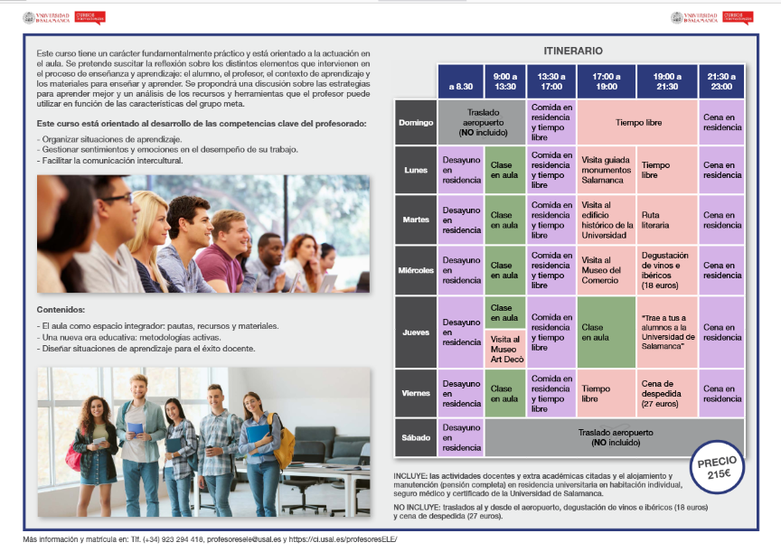 cursos usal