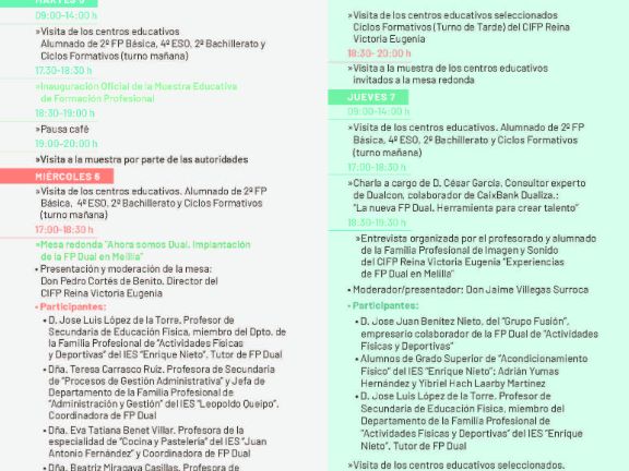 Programa XIV Muestra FP-2