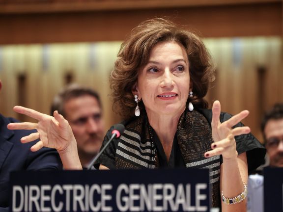 La Directora General de la UNESCO, Audrey Azoulay