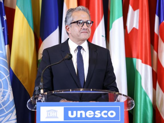 El Director General de la UNESCO, Khaled El-Enany
