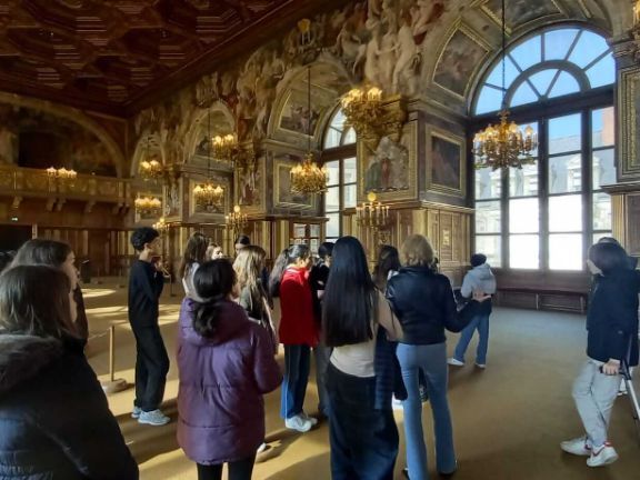 Otro de los momentos de la visita guiada