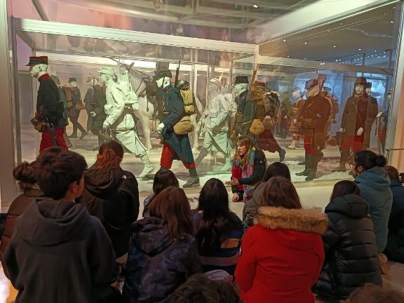 Otro momento de la visita