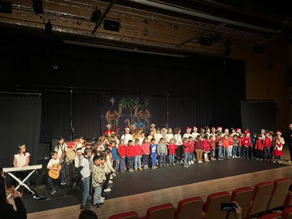 Una de las clases durante la fiesta