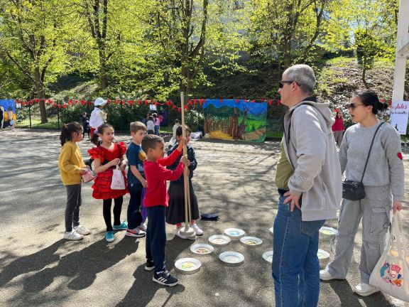 Otro momento de la yincana