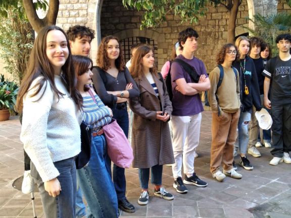 Nuestros alumnos disfrutando de la ciudad