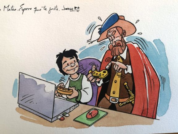 El premiado del Liceo español Cervantes es Mateo Rodríguez Ares.