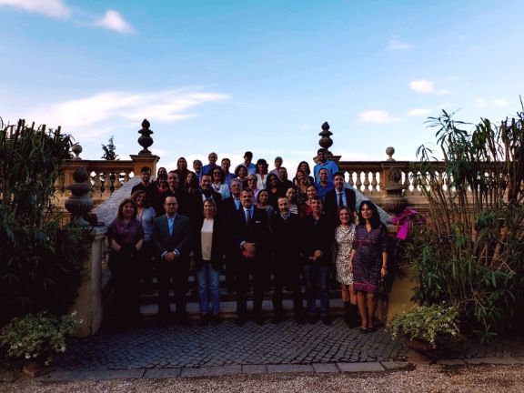 Docenti delle Sezioni e del Liceo Cervantes con il Signor Ambasciatore