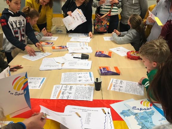 Alumnos en el Open Dag