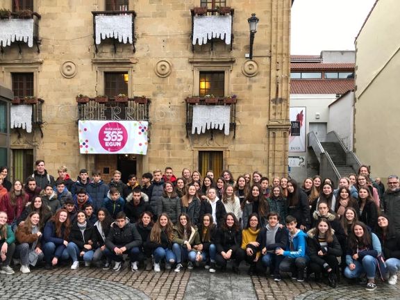Foto del grupo en Zarautz (2019-2020)