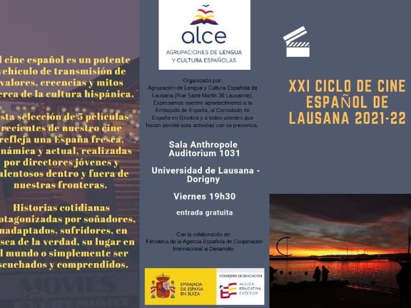 folleto ciclo cine español Lausana 1