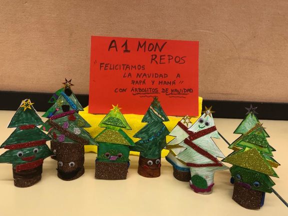 manualidad navideñas Monrepos