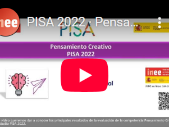 Vídeo sobre Pensamiento creativo PISA 2022