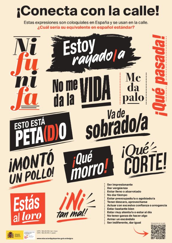 cartel Conecta con la calle