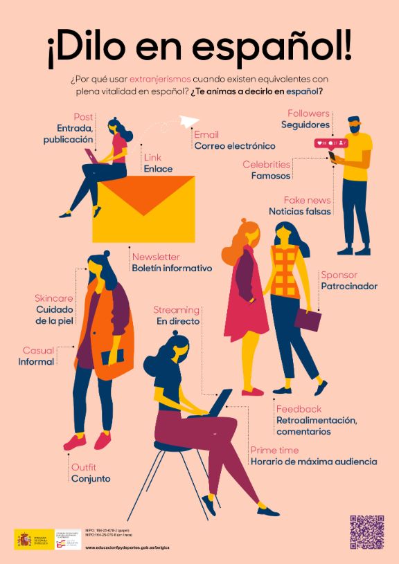 Cartel didáctico ¡Dilo en español!