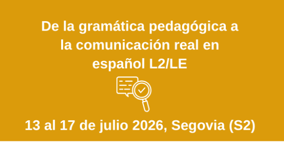 curso sobre el curso De la gramática pedagógica a la comunicación real en español L2/LE