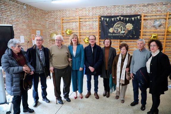 La ministra Pilar Alegía en el CEIP Padre Honorato del Val (Palencia)