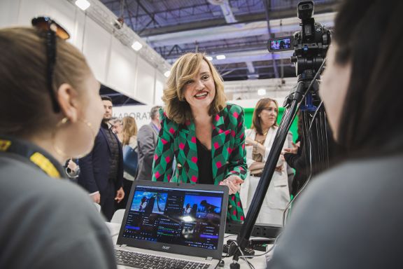 La ministra Pilar Alegría en AULA 2023