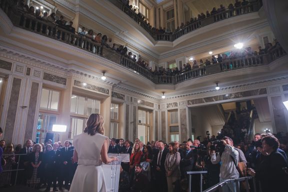 Toma de posesión de la ministra de Educación, Formación Profesional y Deportes, Pilar Alegría