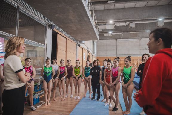 La ministra Pilar Alegría visita las instalaciones de CAR de Madrid