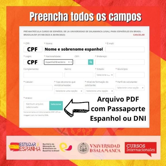 Curso de español para españoles en Brasil