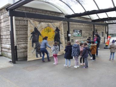 Una de las postas de la yincana en Schnapper