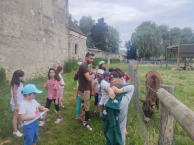 Alumnos de CP yCE1 en la Ferme de Gally