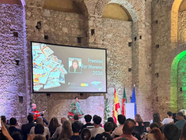 actuación en la entrega de premios Pilar Moreno 2026