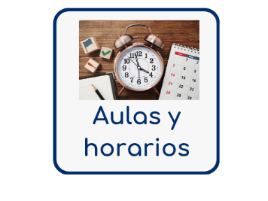 Aulas y horarios