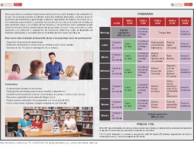 Programa de los cursos